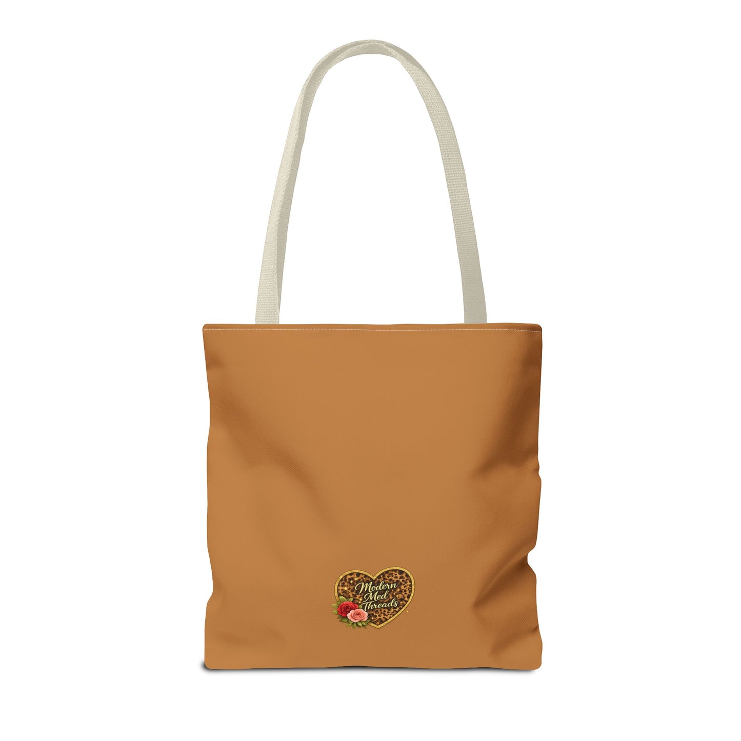 Wild Heart Leopard Rose Tote Bag – Floral Animal Print Shopper