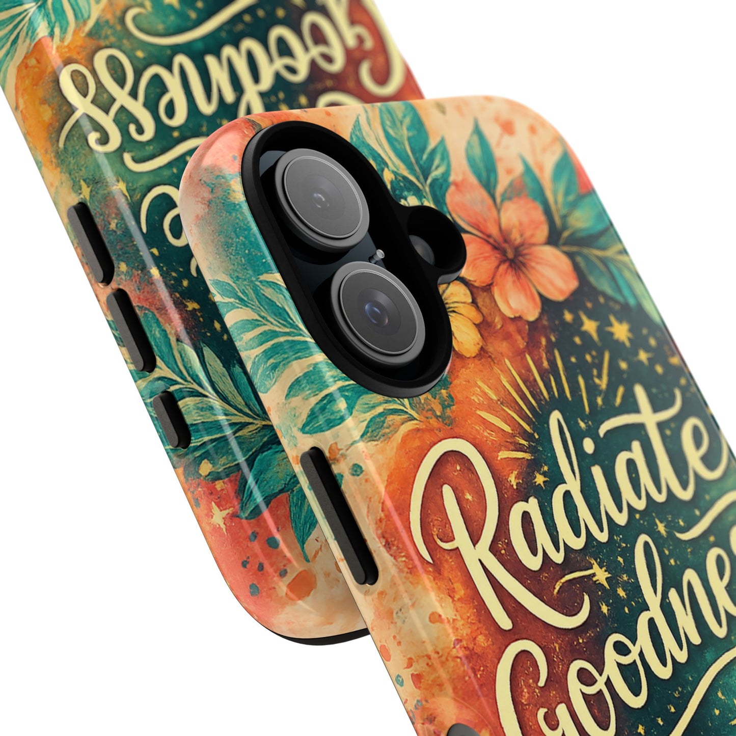 Radiate Goodness Floral Phone Case — Protective Tough Case