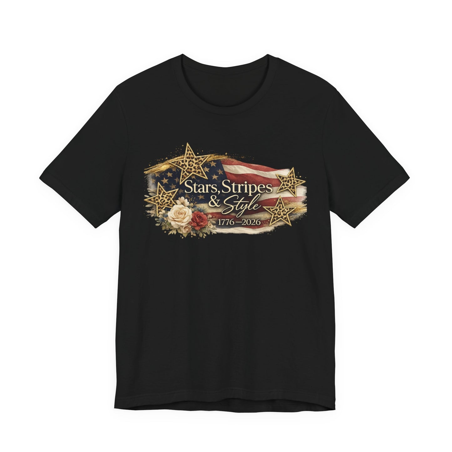 Patriotic "Stars, Stripes & Style" Tee