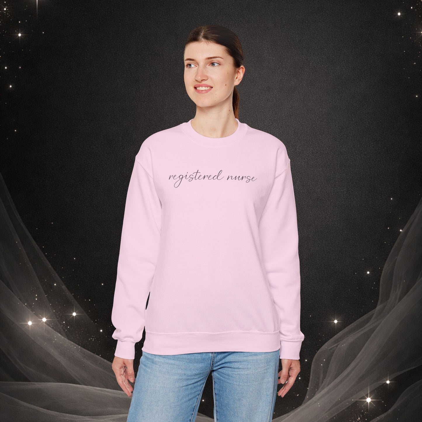 Registered Nurse Crewneck Sweatshirt — Simple & Classy RN Pullover