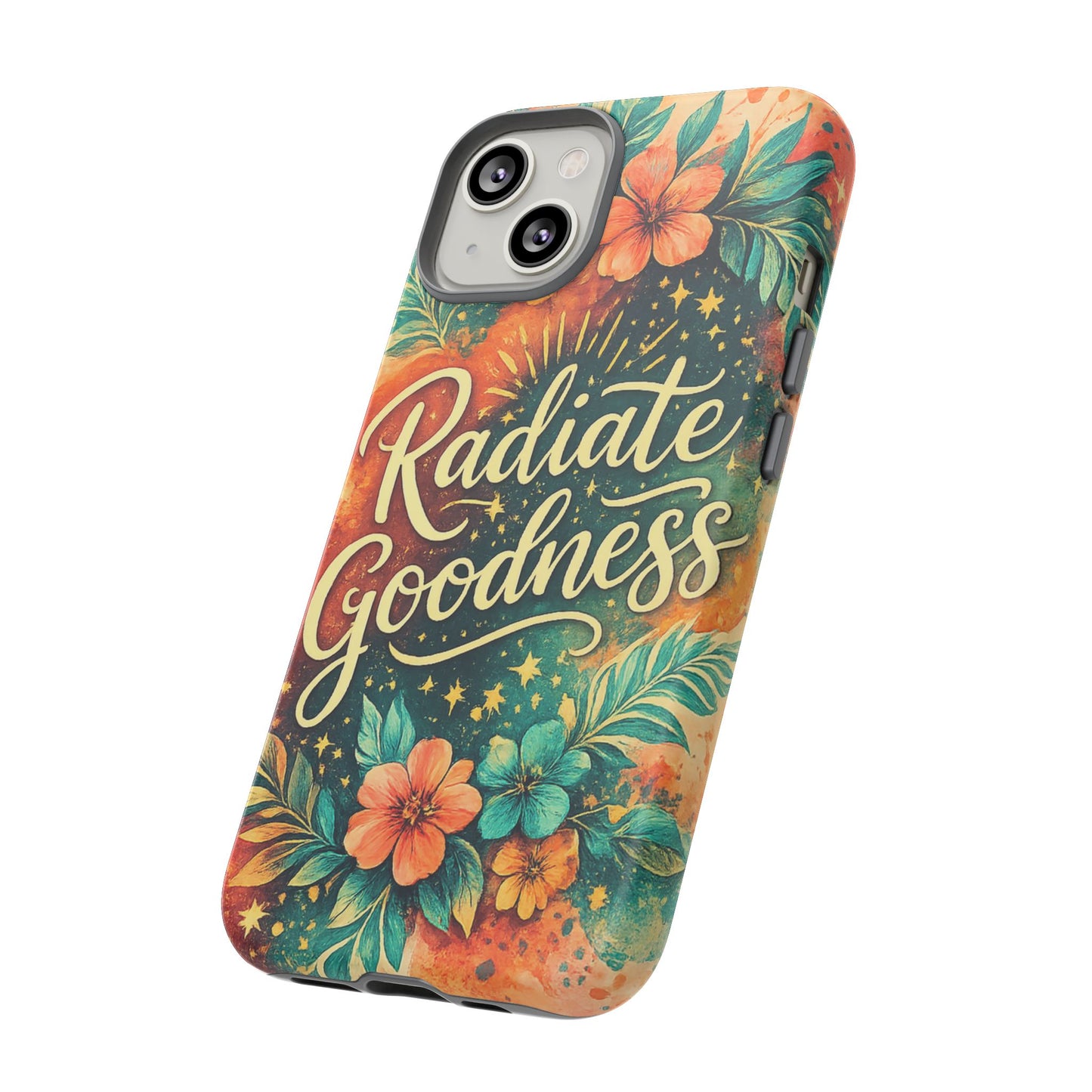 Radiate Goodness Floral Phone Case — Protective Tough Case