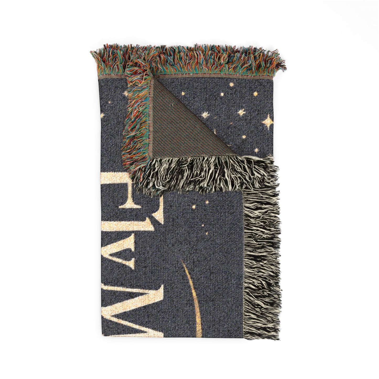 Fly Me to The Moon Celestial Moon Woven Blanket