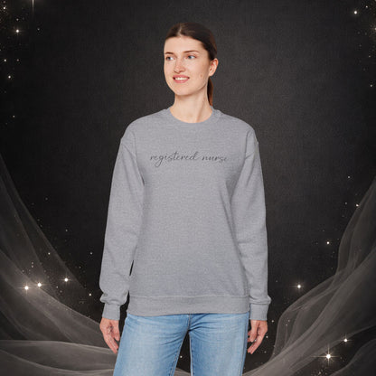 Registered Nurse Crewneck Sweatshirt — Simple & Classy RN Pullover