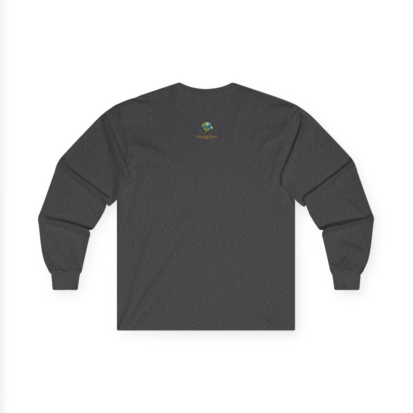 Together We Rise Long Sleeve Tee — Earth & Hand Unity Graphic