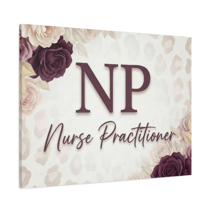 Nurse Practitioner NP Decorative Stretched Canvas Wall Art