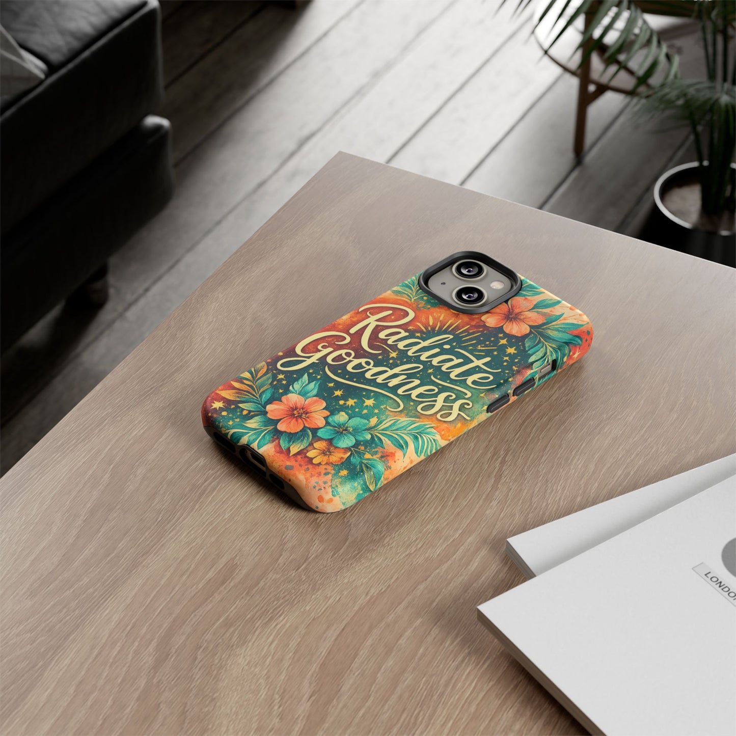 Radiate Goodness Floral Phone Case — Protective Tough Case