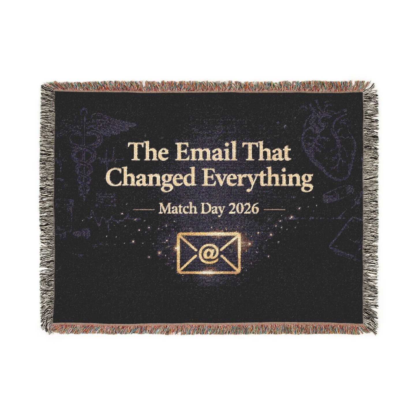 Woven Blanket — "The Email That Changed Everything" Personalized Throw (Match Day 2016)