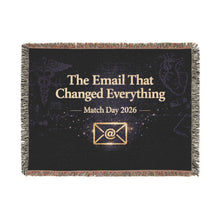 Woven Blanket — "The Email That Changed Everything" Personalized Throw (Match Day 2016)