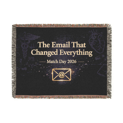 Woven Blanket — "The Email That Changed Everything" Personalized Throw (Match Day 2016)