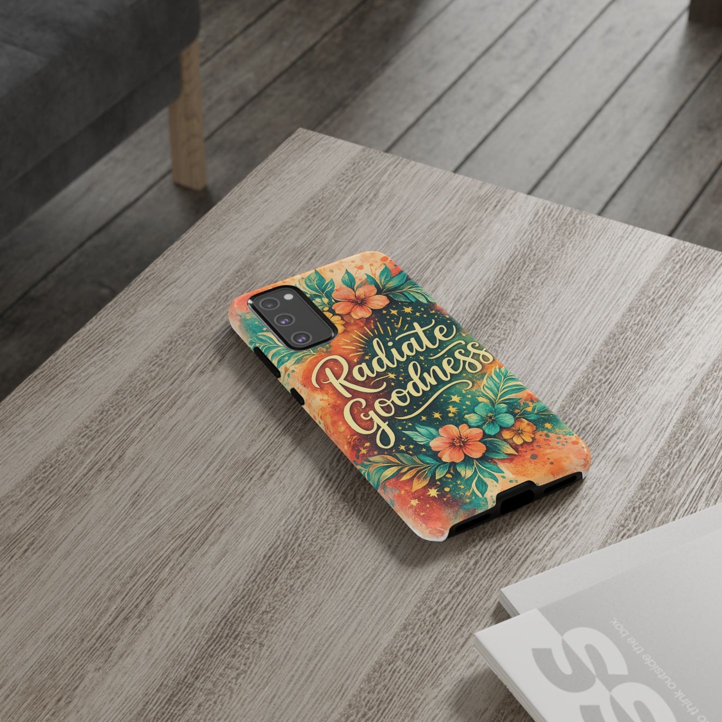 Radiate Goodness Floral Phone Case — Protective Tough Case