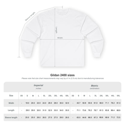 Long Sleeve Tee — “Go With What Your Gut Tells You” Floral Occult Shirt