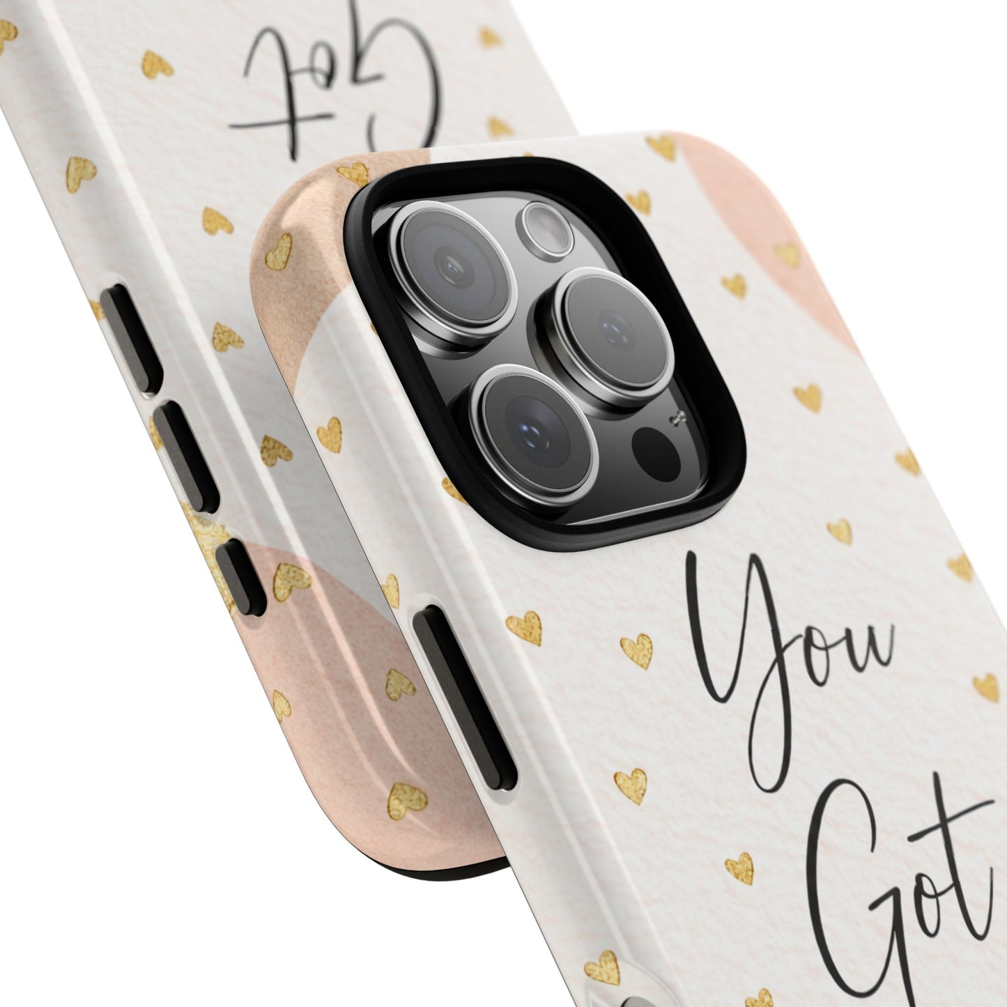 You Got This Phone Case — Inspirational Floral Heart Protective Case