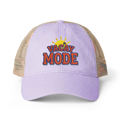 Vacay Mode Women's Washed Mesh-Back Cap