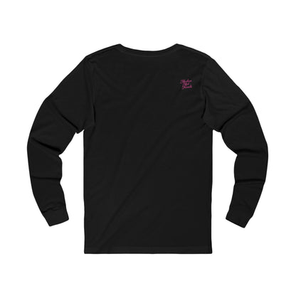 "Poppin' in Pink" Sparkle Graphic Long Sleeve Tee