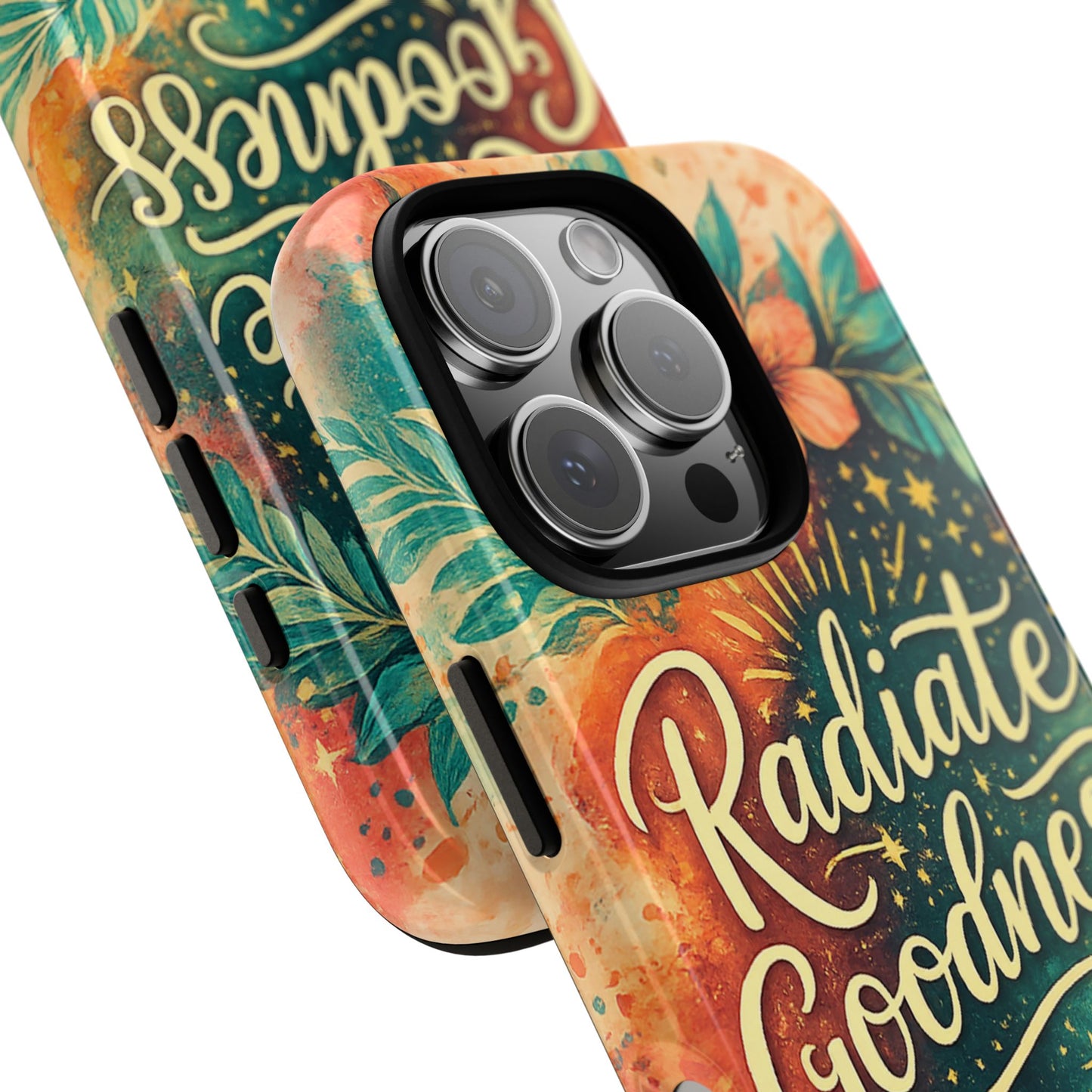 Radiate Goodness Floral Phone Case — Protective Tough Case