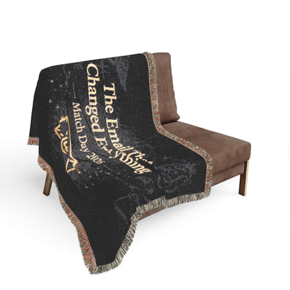 Woven Blanket — "The Email That Changed Everything" Personalized Throw (Match Day 2016)