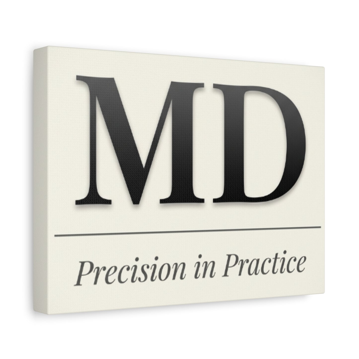 MD 'Precision in Practice' Stretched Canvas Wall Art