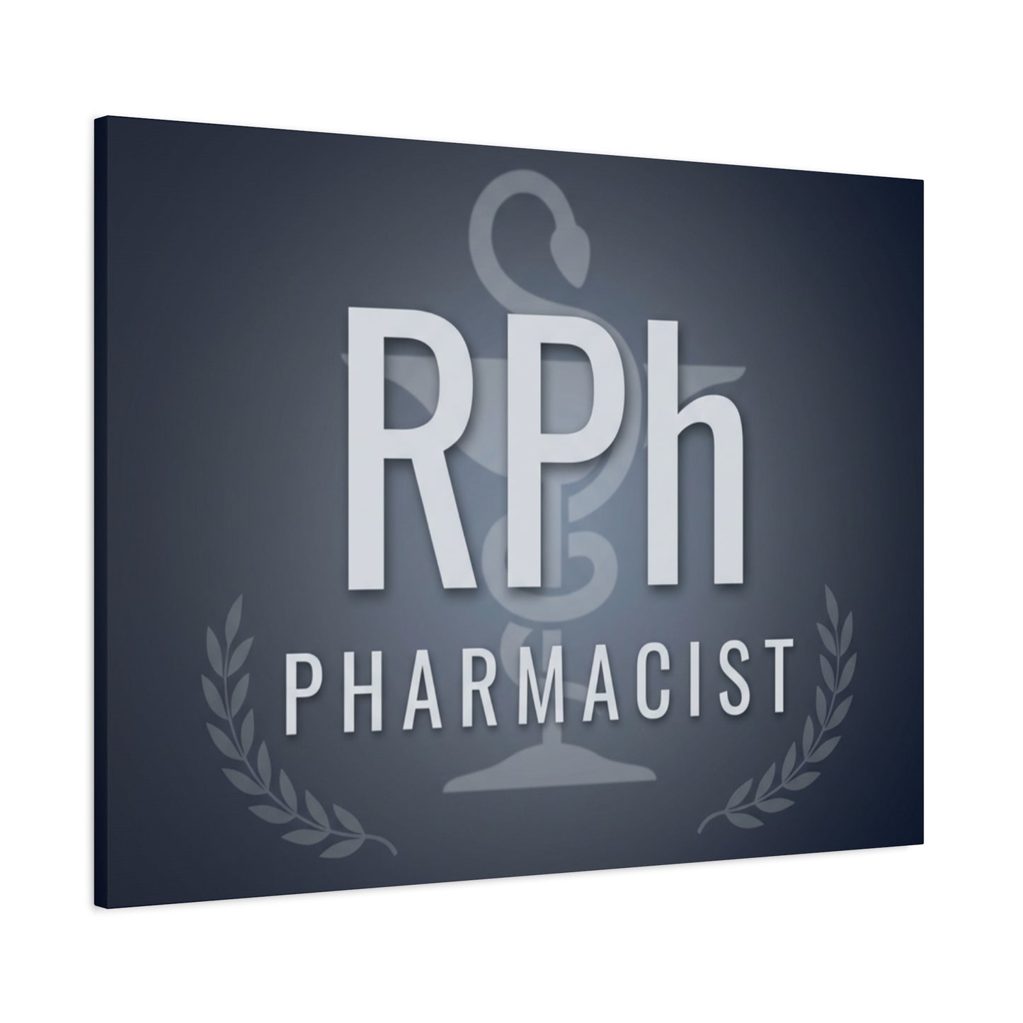 RPh Pharmacist Matte Canvas Wall Art – Stretched 1.25"
