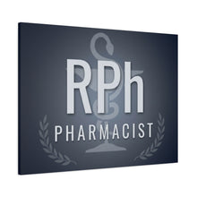 RPh Pharmacist Matte Canvas Wall Art – Stretched 1.25"