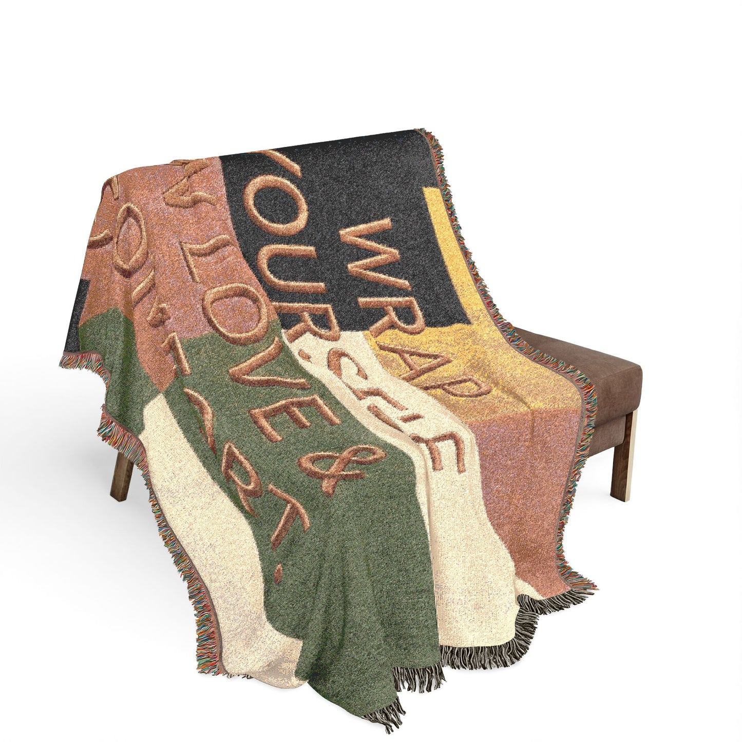 Wrap Yourself In Love & Comfort Woven Blanket