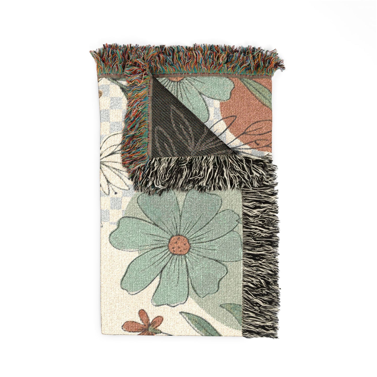 Adventure Awaits Floral Woven Blanket
