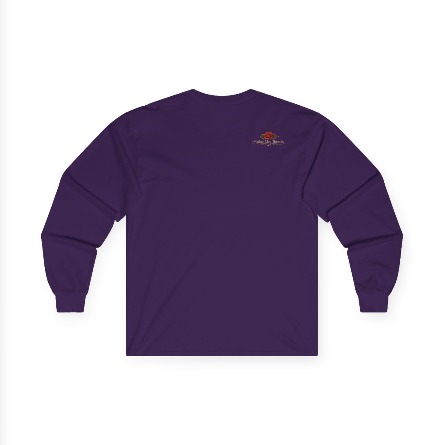 Long Sleeve Tee — “Go With What Your Gut Tells You” Floral Occult Shirt