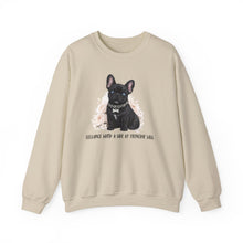 Frenchie Mom Crewneck Sweatshirt – Black French Bulldog Illustration