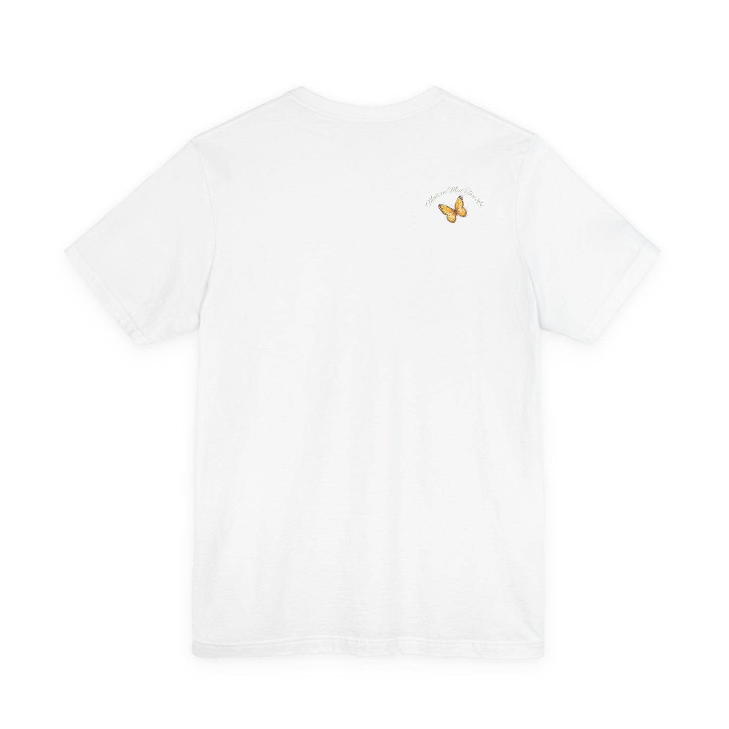 Hello Spring Floral Tee — Women's Spring Flower Wreath T-Shirt