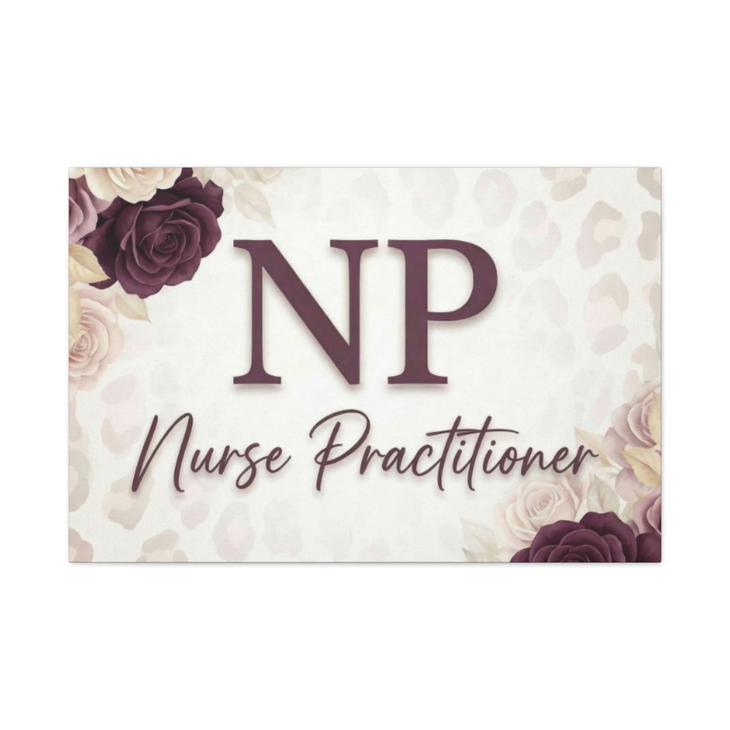 Nurse Practitioner NP Decorative Stretched Canvas Wall Art