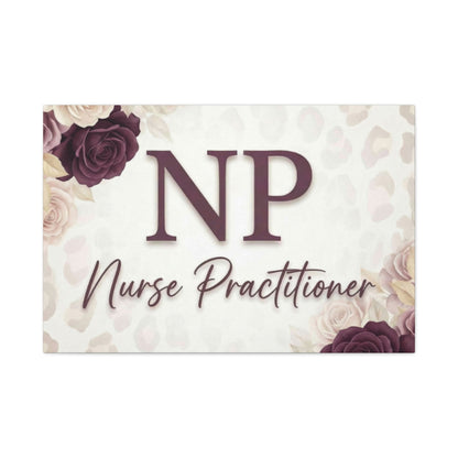 Nurse Practitioner NP Decorative Stretched Canvas Wall Art