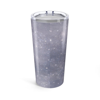 20oz Moonlit Quote Tumbler — “Moonlit kisses & starry wishes” Stainless Travel Cup