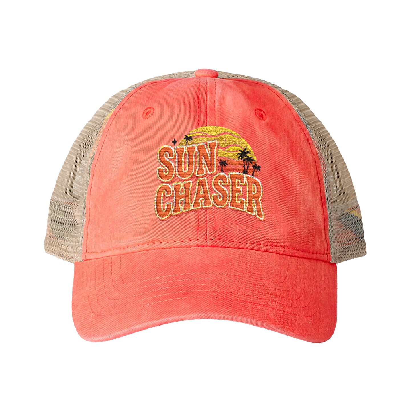Sun Chaser Women's Washed Mesh-Back Cap