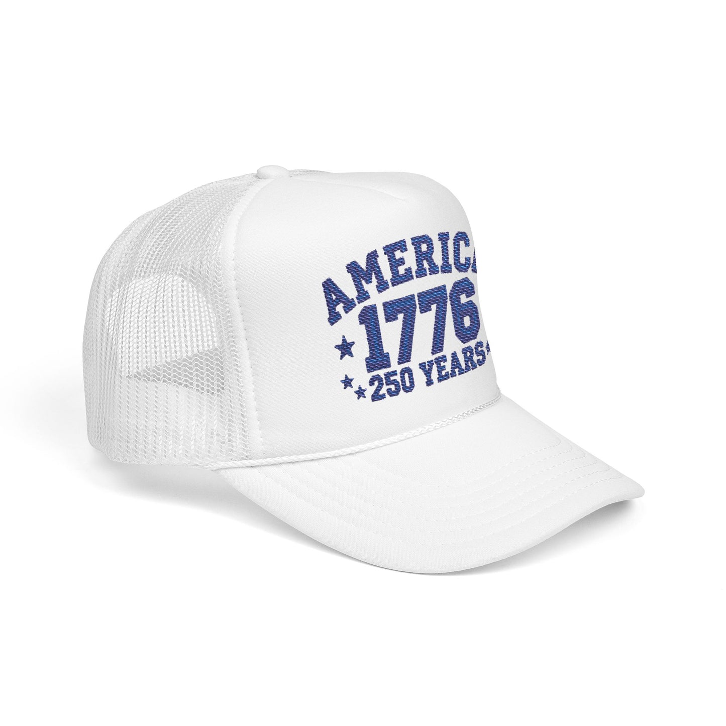 America 1776 250 Years Trucker Hat – Patriotic Vintage Foam Cap for Independence Day
