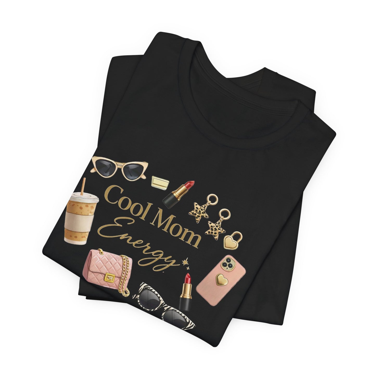 Cool Mom Energy T-Shirt — Stylish Motherhood Graphic Tee