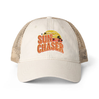 Sun Chaser Women's Washed Mesh-Back Cap
