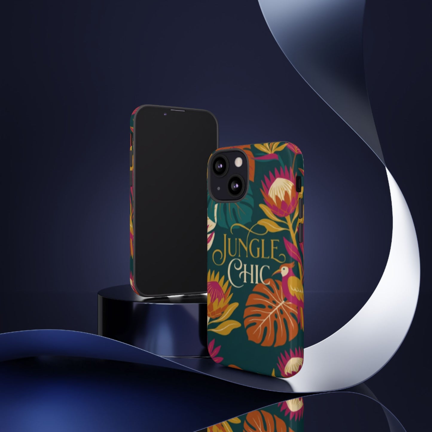 Jungle Chic Phone Case – Tropical Floral Protective Cover