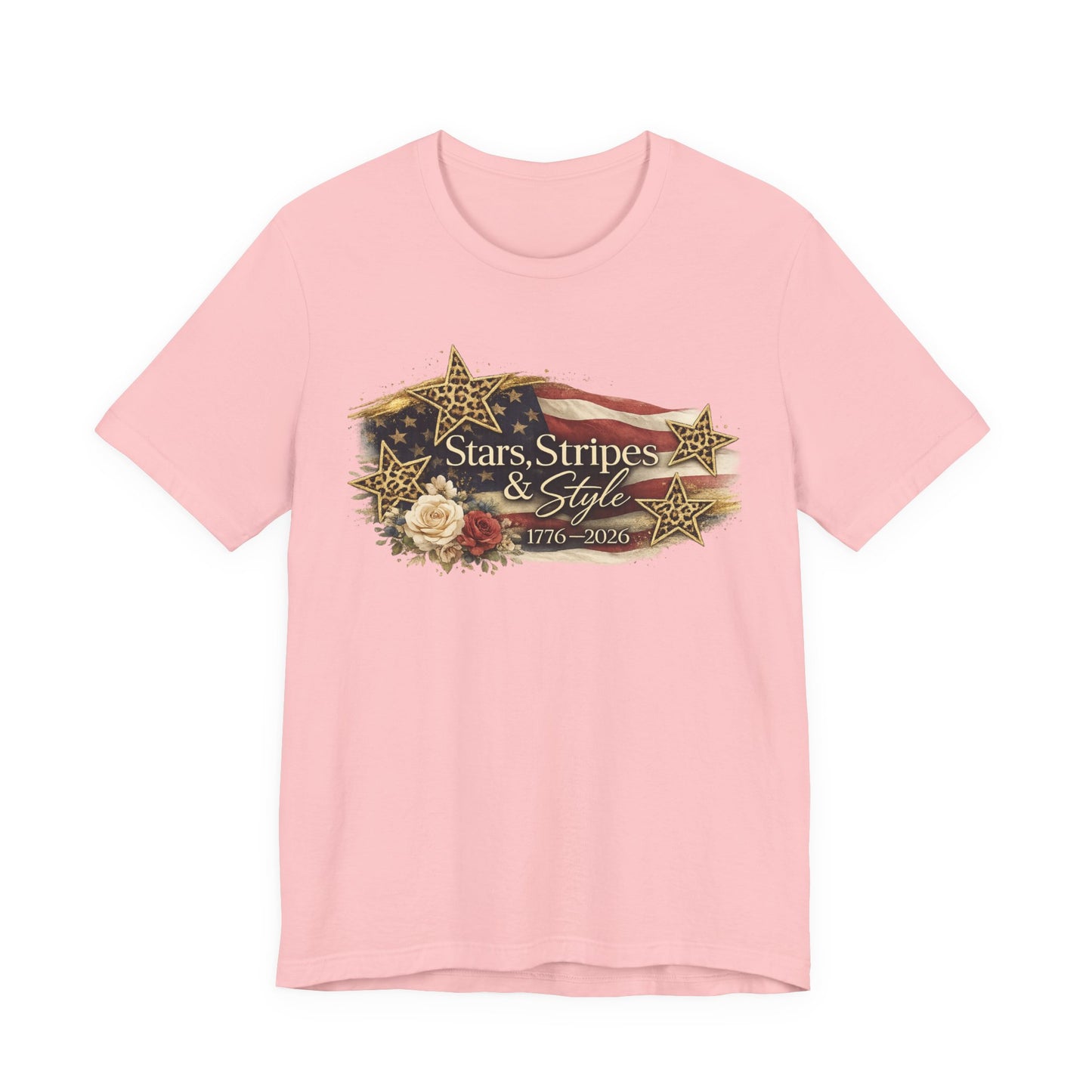 Patriotic "Stars, Stripes & Style" Tee