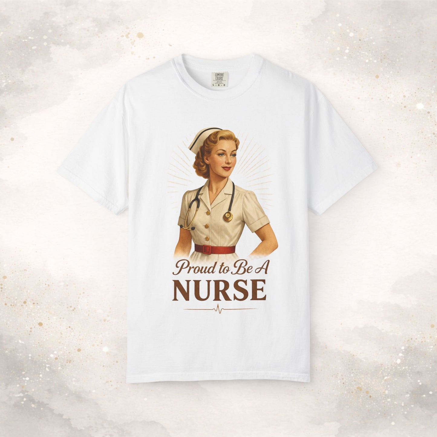 Proud to Be a Nurse T-Shirt — Retro Vintage Nurse Graphic Tee