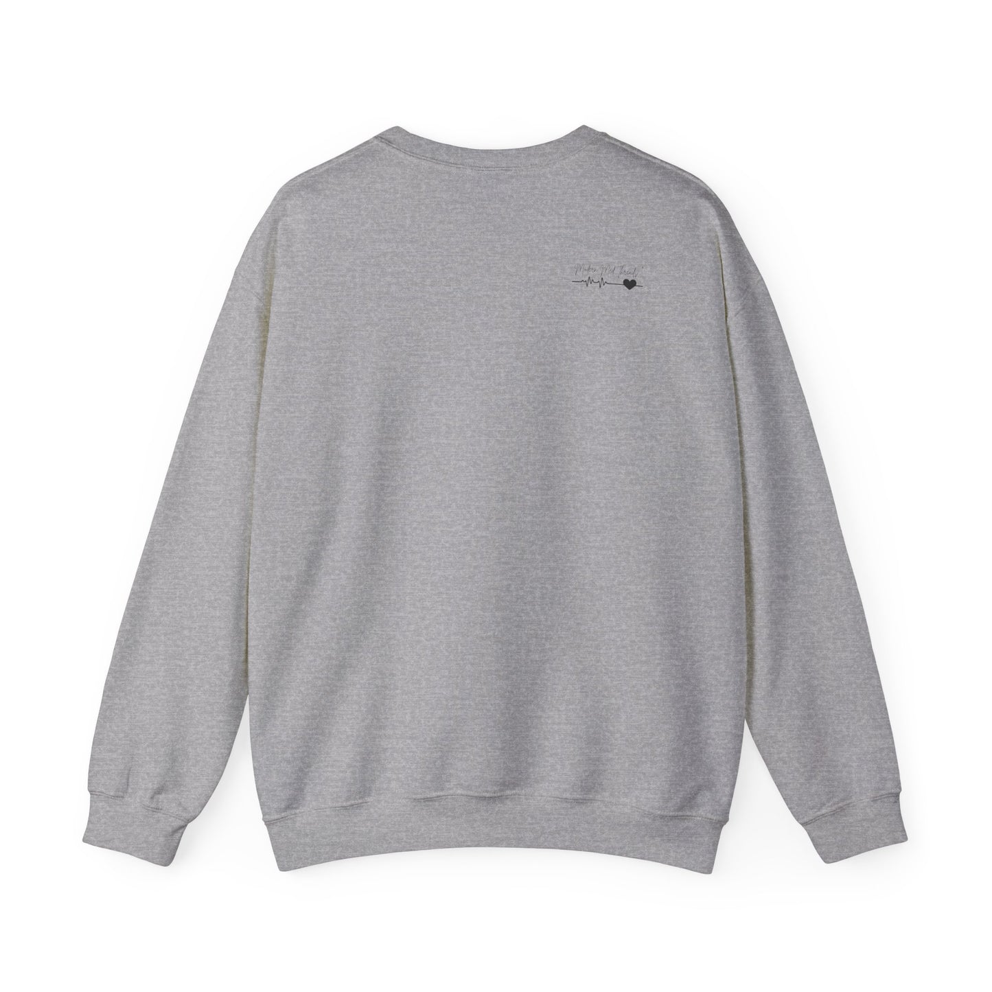 Registered Nurse Heartbeat Graphic Crewneck Sweatshirt