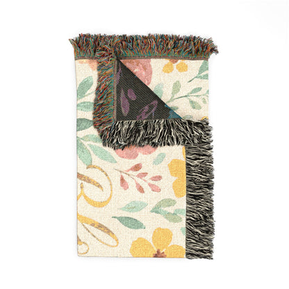 Bloom Where You Are Planted Woven Blanket