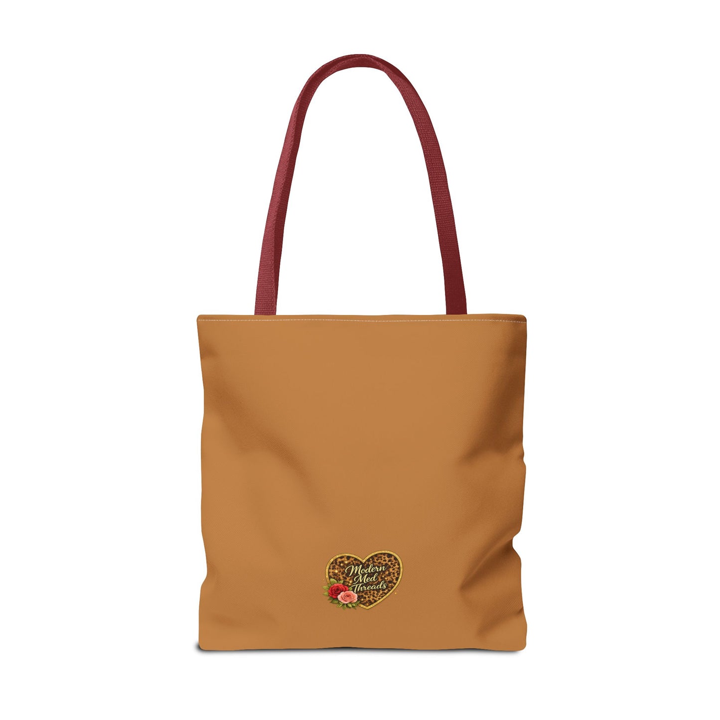 Wild Heart Leopard Rose Tote Bag – Floral Animal Print Shopper