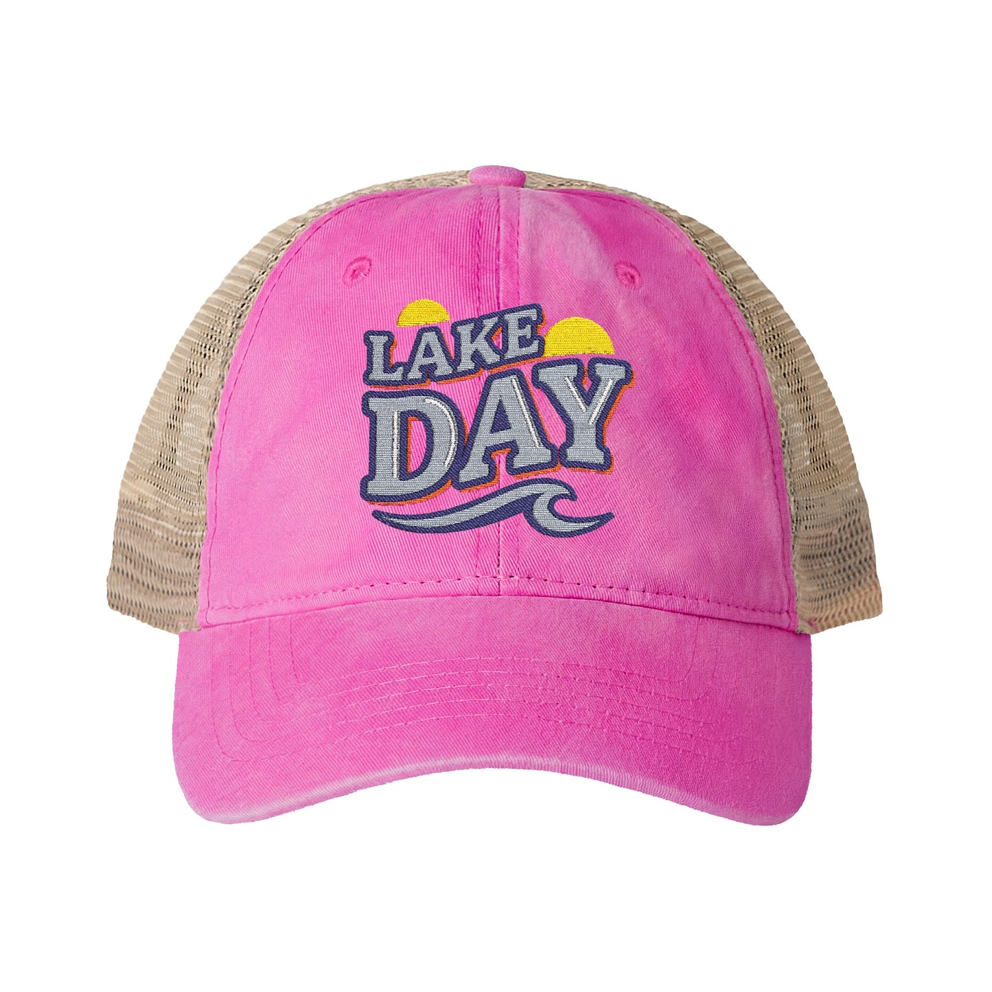 Lake Day Women's Washed Mesh-Back Cap