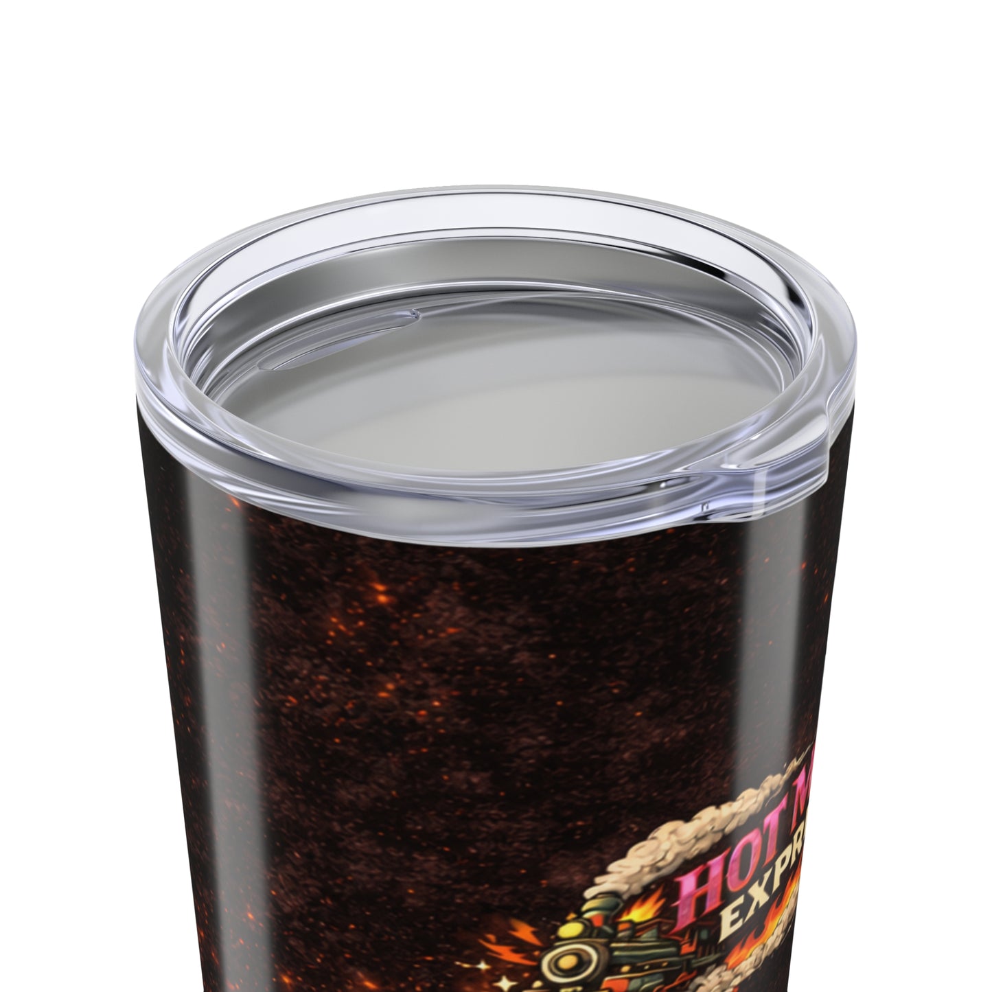 "Hot Mess Express" Rustic Coffee Travel Mug 20oz Tumbler —