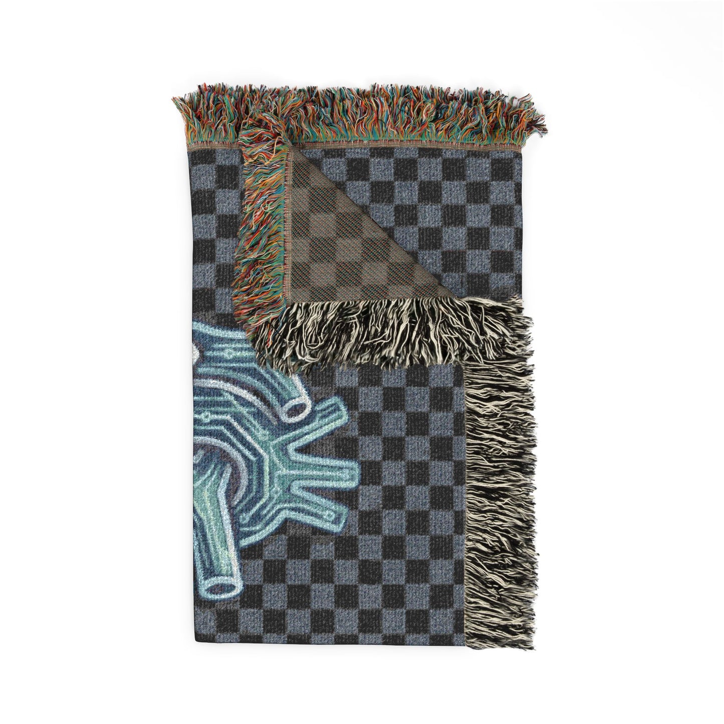 MD Heart Woven Blanket — Medical Doctor Gift Throw