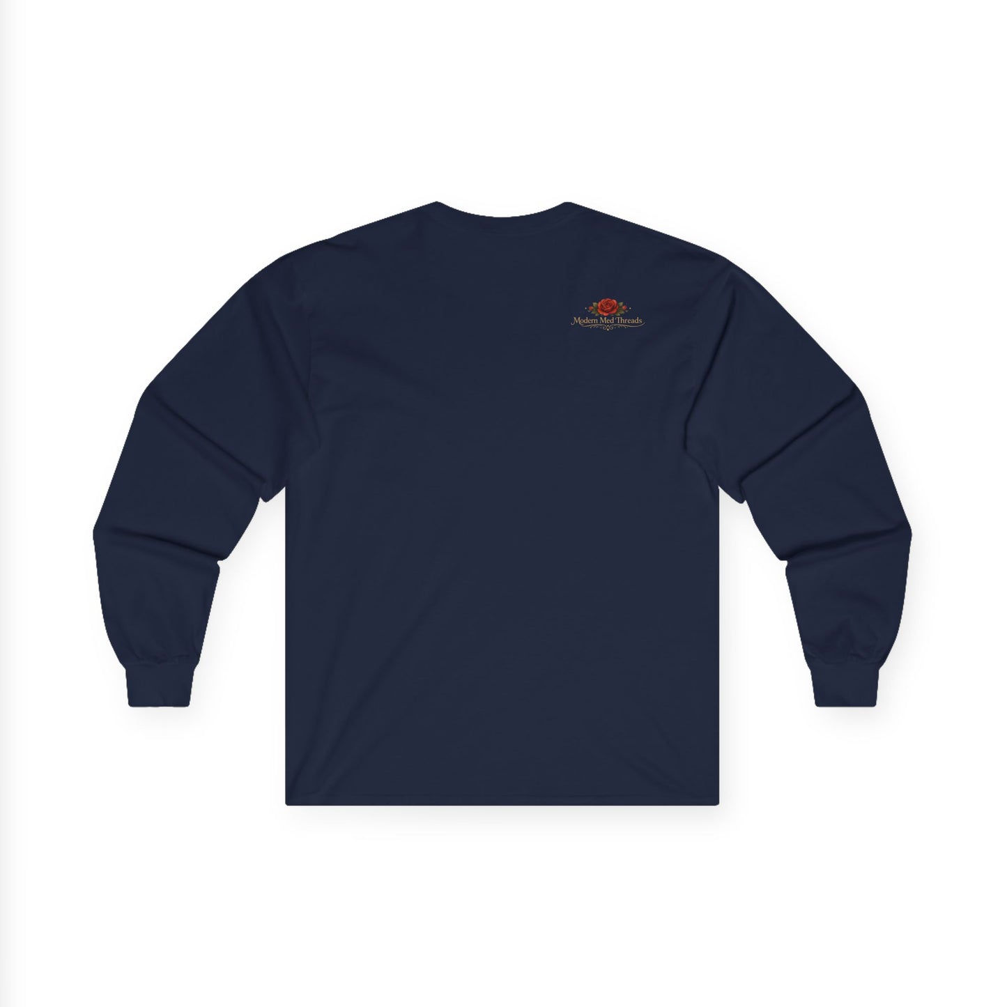 Long Sleeve Tee — “Go With What Your Gut Tells You” Floral Occult Shirt
