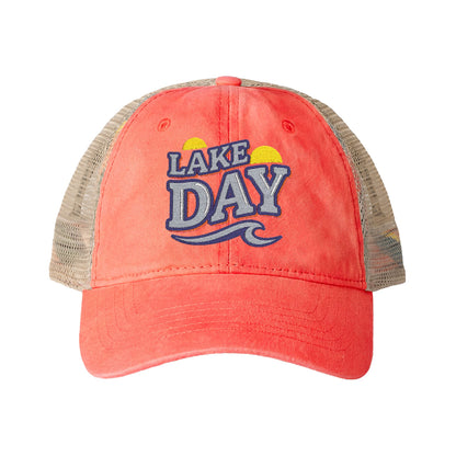Lake Day Women's Washed Mesh-Back Cap