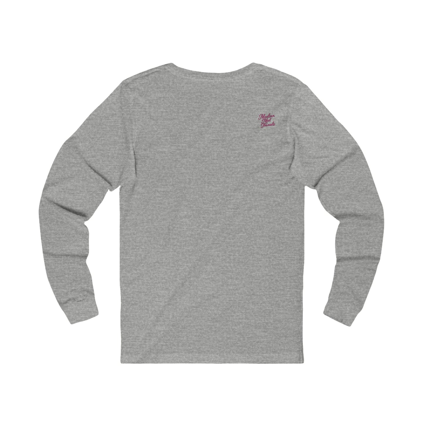 "Poppin' in Pink" Sparkle Graphic Long Sleeve Tee