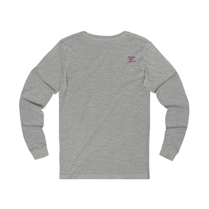 "Poppin' in Pink" Sparkle Graphic Long Sleeve Tee
