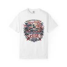 Vote 2026 T-Shirt — "The Power Is In Your Hands" Patriotic Election Tee