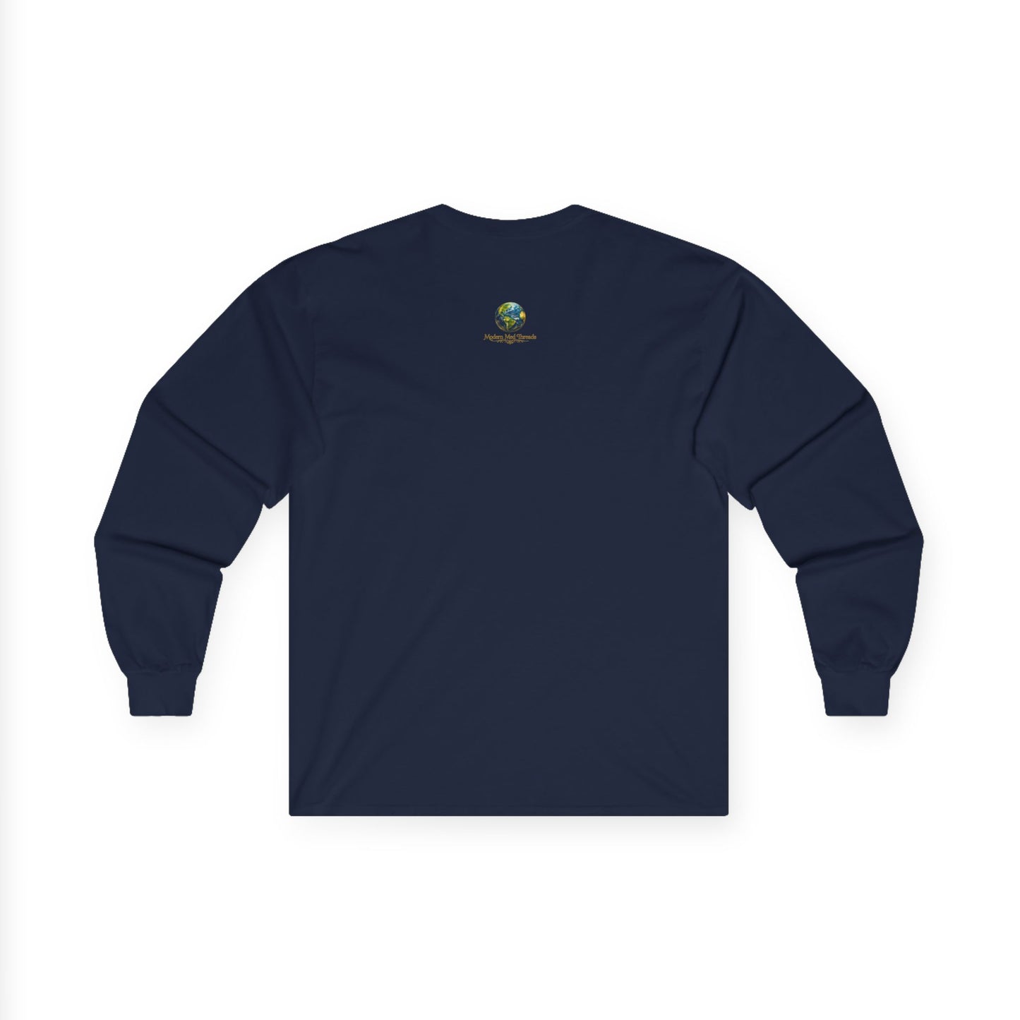 Together We Rise Long Sleeve Tee — Earth & Hand Unity Graphic